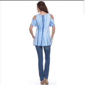 Cold Shoulder Short Sleeve Tunic
